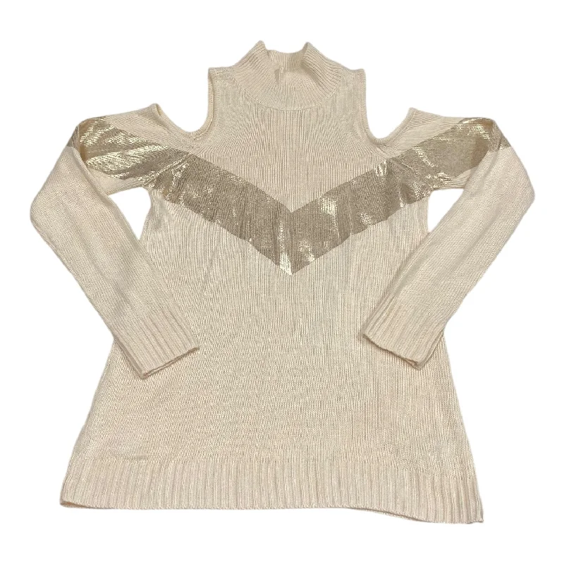 Sweater By Saks Fifth Avenue In Peach, Size: S