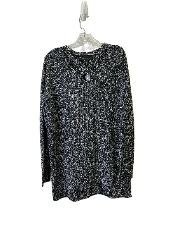 Sweater By Lane Bryant In Black, Size: 1x