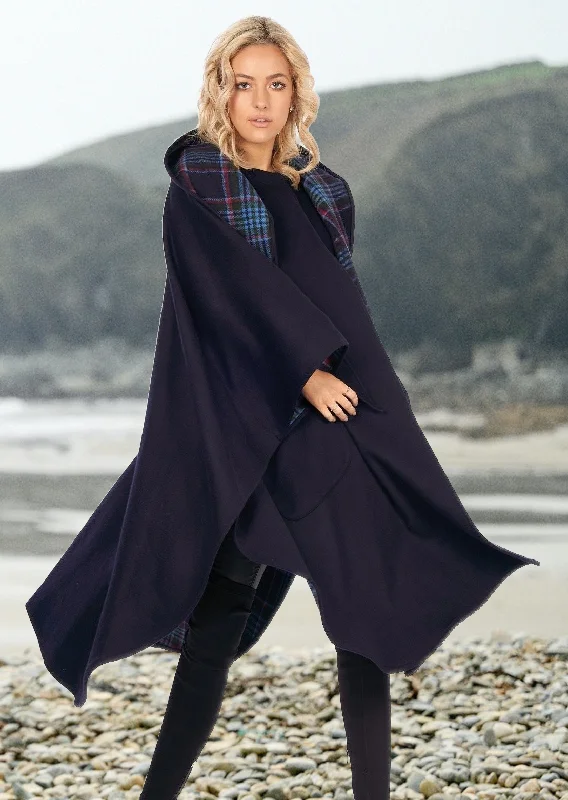 Jimmy Hourihan Navy Wool Walking Cape