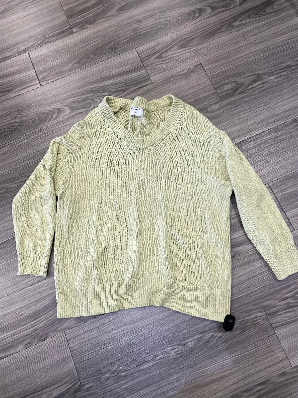 Sweater By Old Navy In Green, Size: 2x