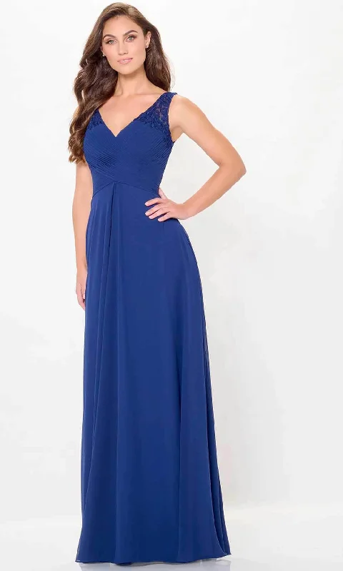 Cameron Blake CB3239 - Applique Chiffon Evening Dress