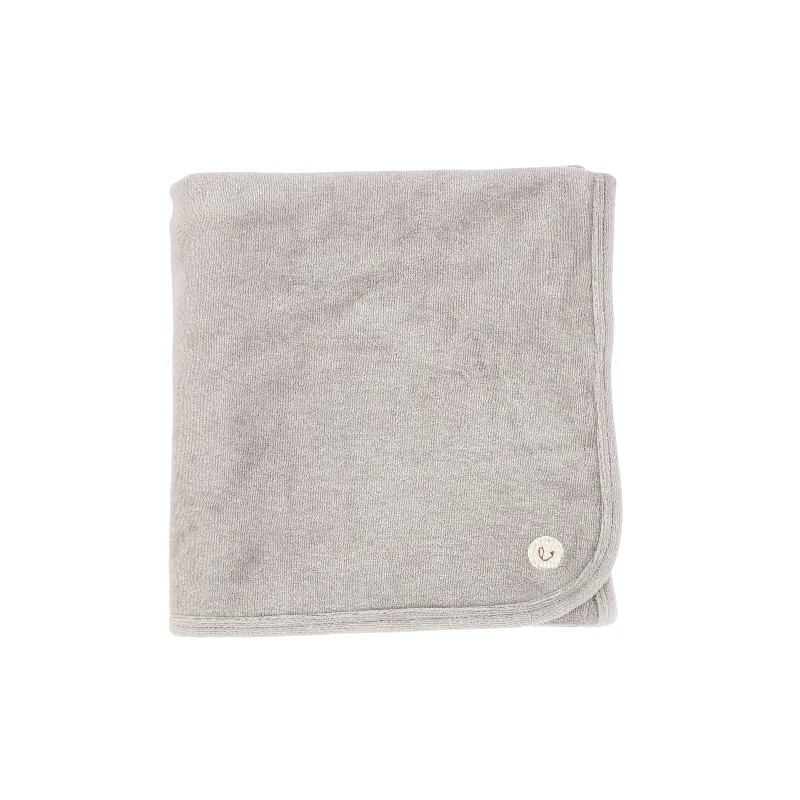 Lilette Velour Blanket - Grey