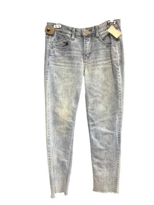 Jeans Straight By Wit & Wisdom In Blue, Size: 2