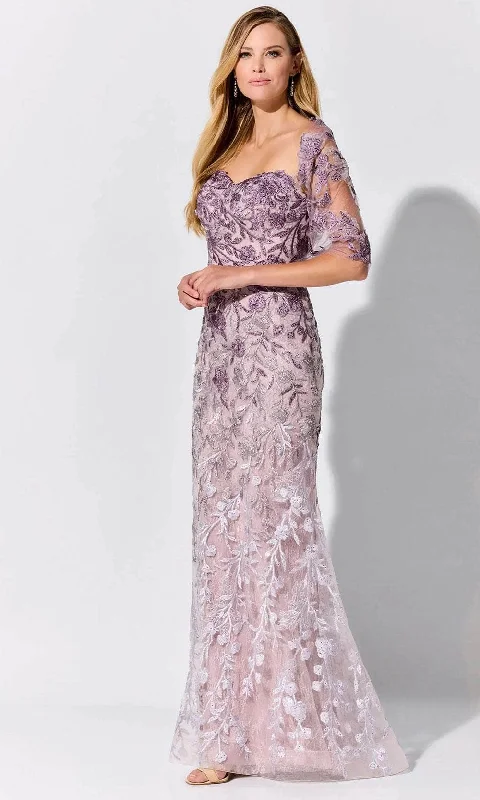 Ivonne-D ID316 - Ombre Lace Evening Dress