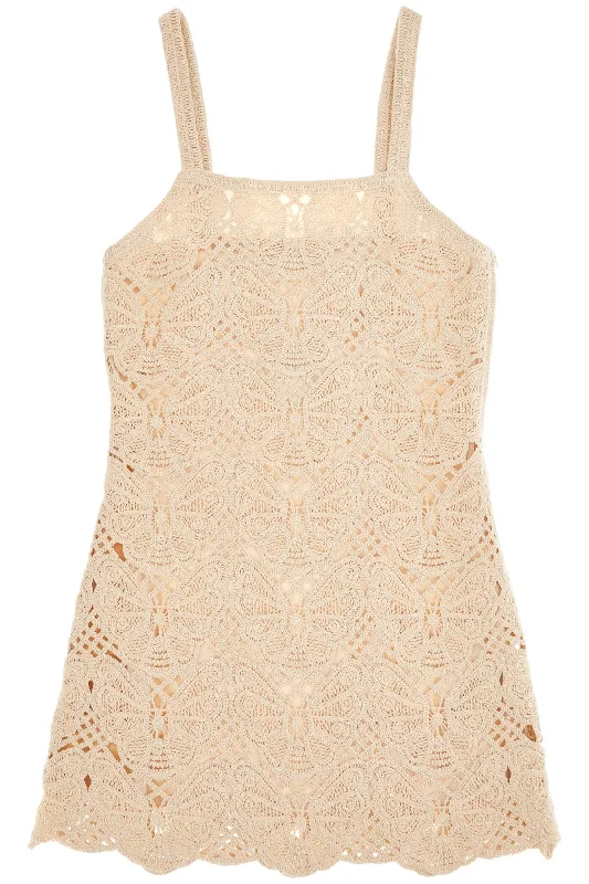 By Malene Birger Women's Crochet Fall Mini Dress