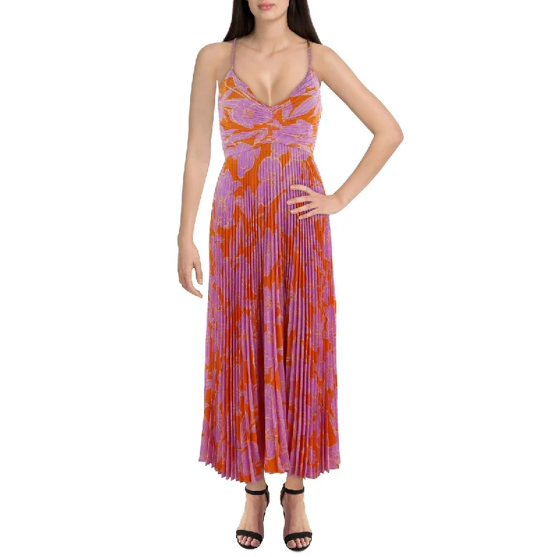 Womens Printed Long Maxi Dress