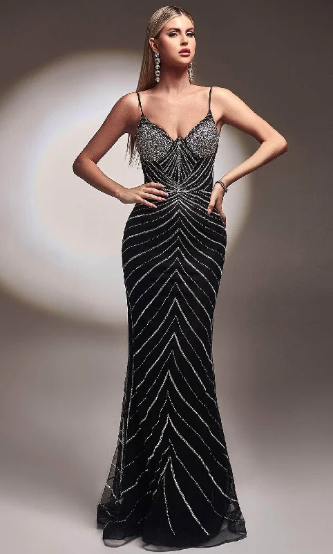 Ladivine CR866 - Embellished Sleeveless Prom Dress