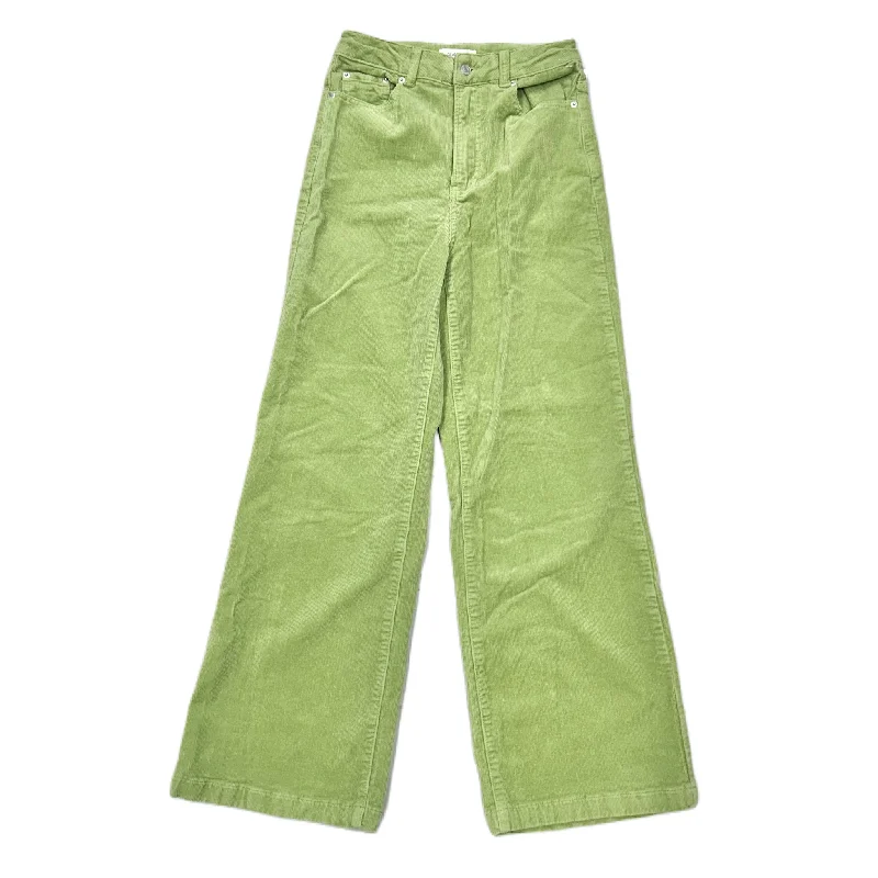 Pants Corduroy By Glassons In Green, Size: 8