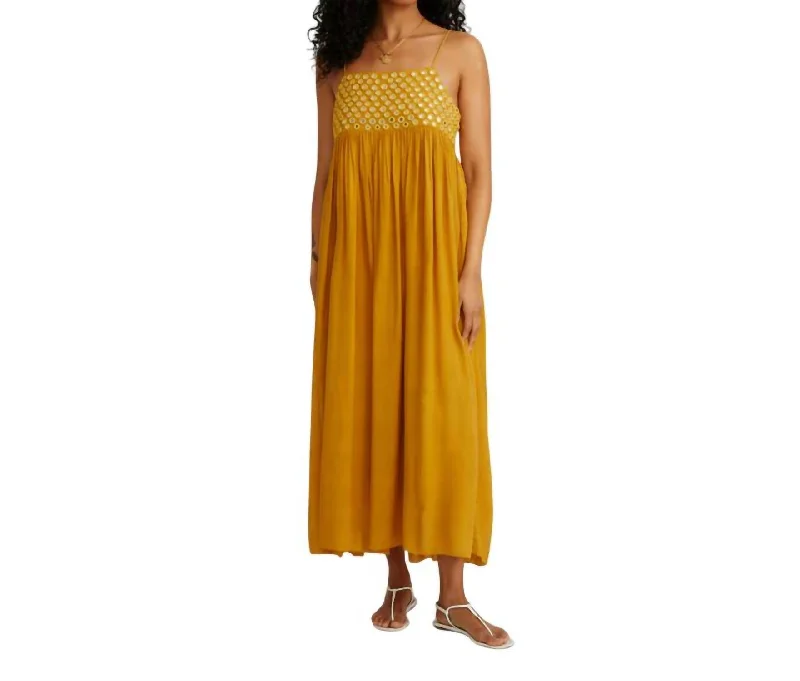 Sahara Maxi Dress In Ochre