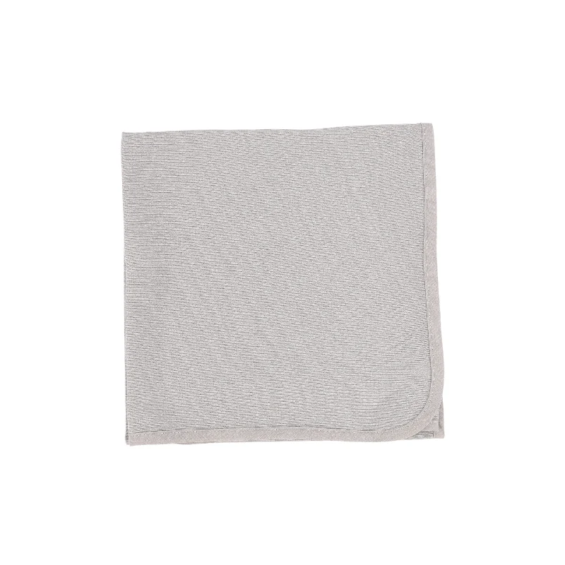 Lilette Classic Ribbed Blanket - Grey