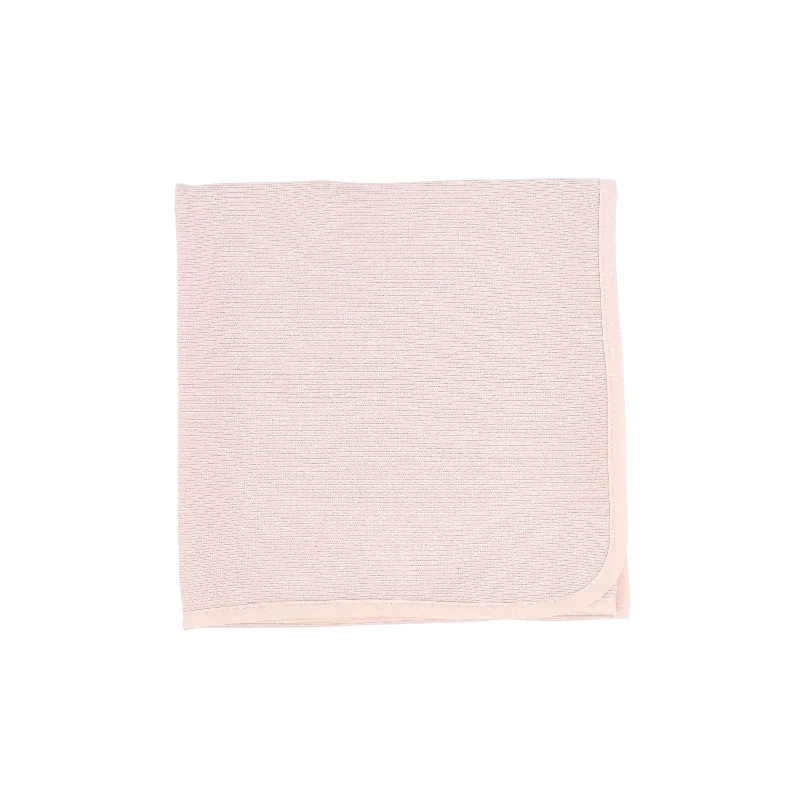 Lilette Classic Ribbed Blanket - Blush