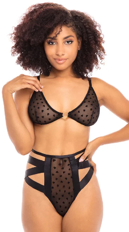 Quit Playing Games With My Heart Bra Set