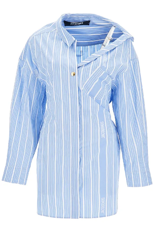 Jacquemus Women's 'La Mini Robe Chemise' Shirt Dress