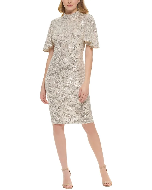 Eliza J Midi Sequin Dress