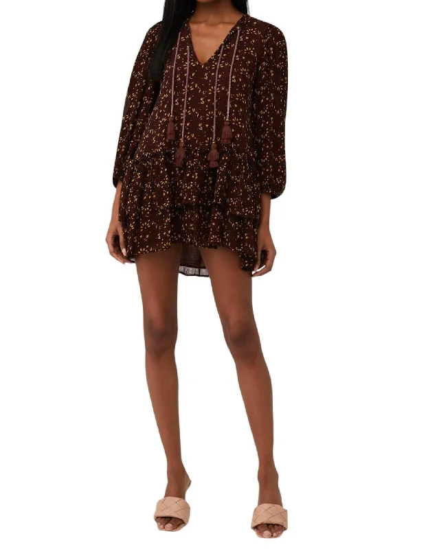 Jaslynn Mini Dress In Zadia Block Print