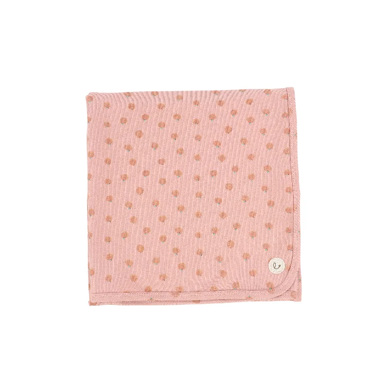 Lilette Printed Blanket - Peaches