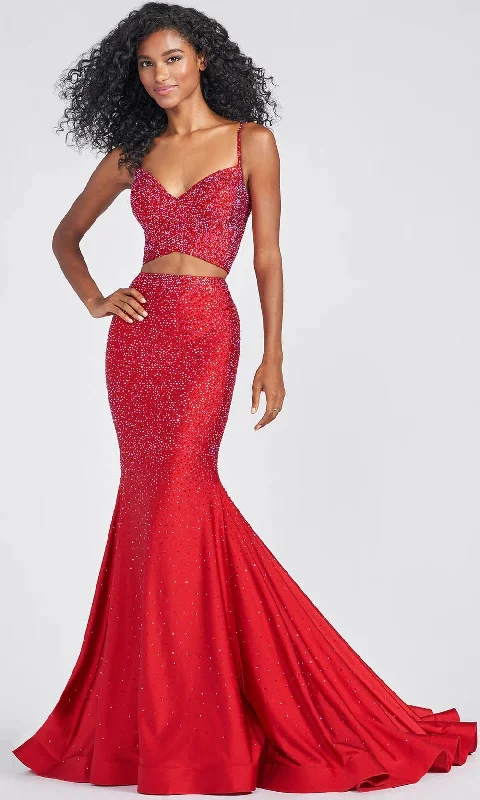 Mon Cheri EW122013 - Two-Piece Beaded Prom Gown