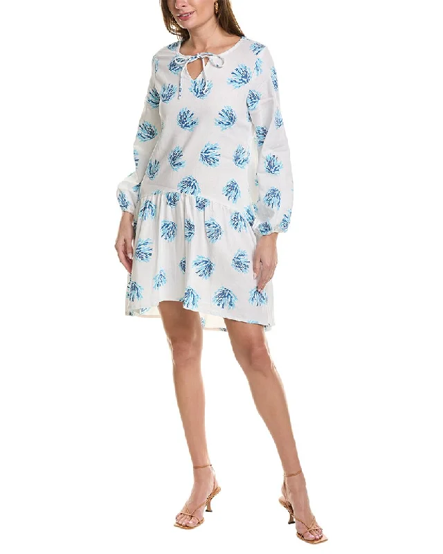 SOLE Mimi Linen-Blend Mini Dress