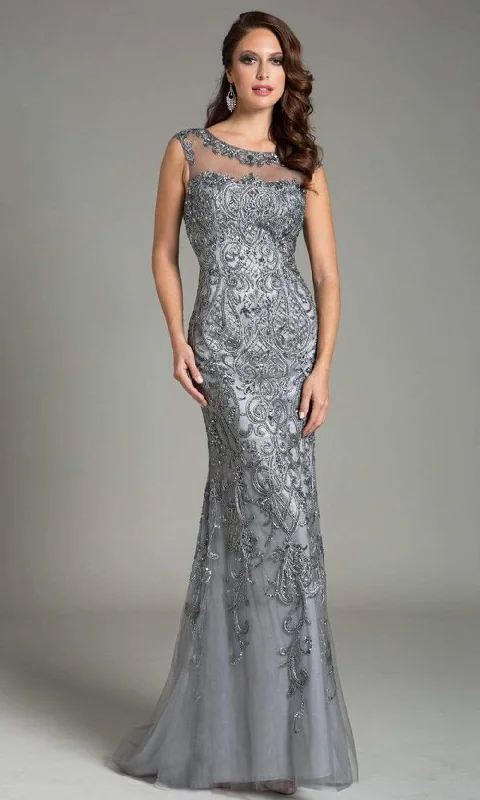 Feriani Couture - 26154 Embellished Sleeveless Evening Gown