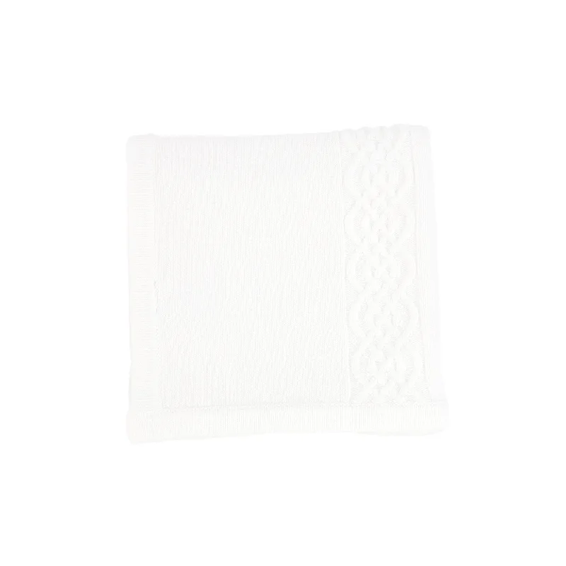 Lilette Knit Bris Blanket - Pure White