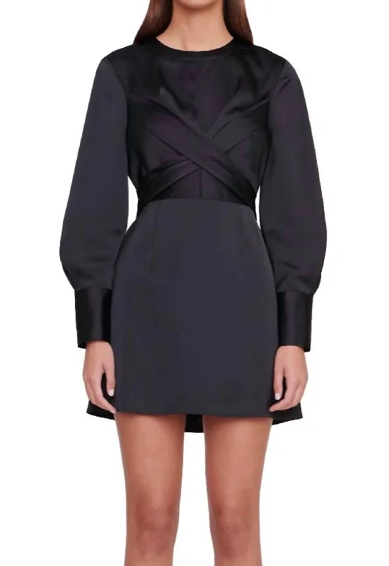 Mini Crosshill Dress In Black