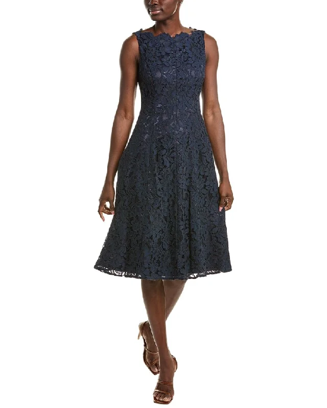 Eliza J Lace Midi Dress