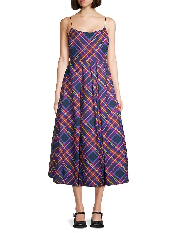 Audra Dress In Party Plaid