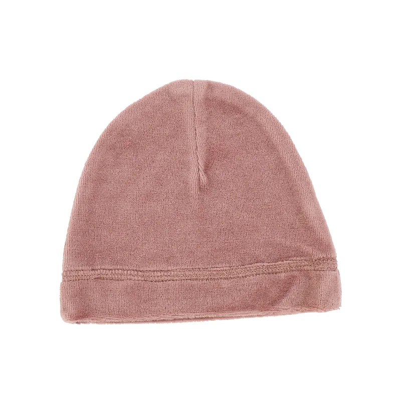 Lil Legs Velour Tape Beanie - Blush