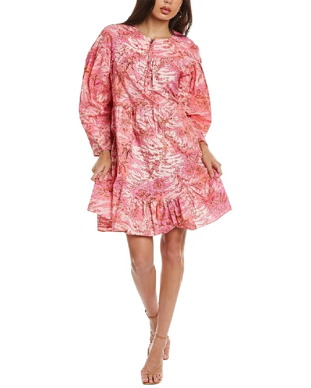 Ulla Johnson Tiered Mini Dress