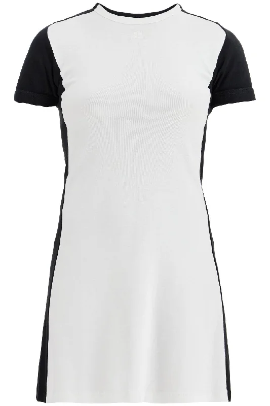 Courreges Women's Mini Contrast Frame Dress