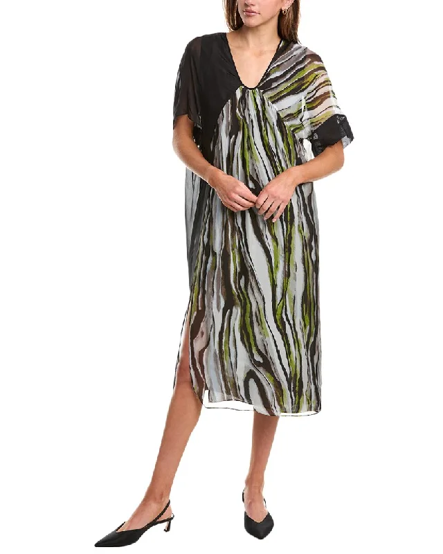 Diane von Furstenberg Ange Silk-Blend Maxi Dress