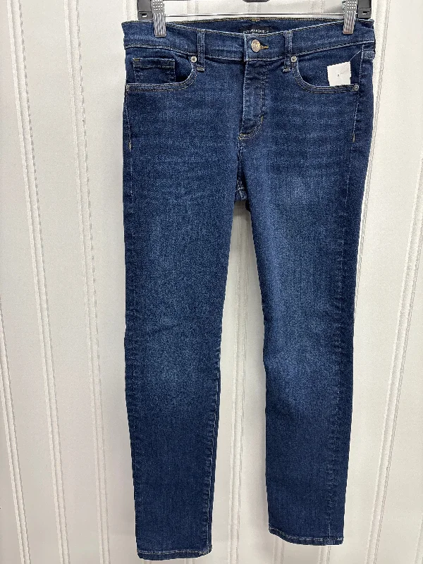 Jeans Straight By Banana Republic In Blue Denim, Size:8