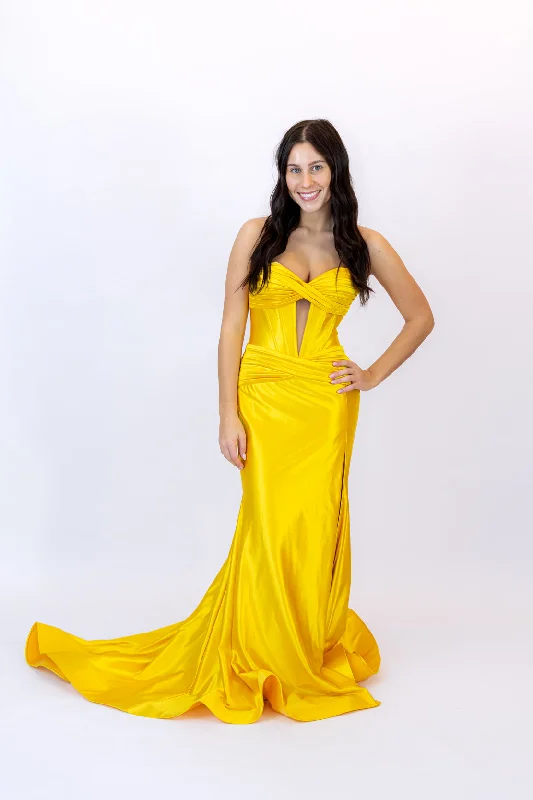 Prom Dress 56161 | Yellow