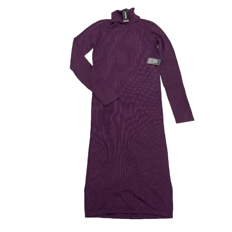 Purple Dress Sweater Express, Size M