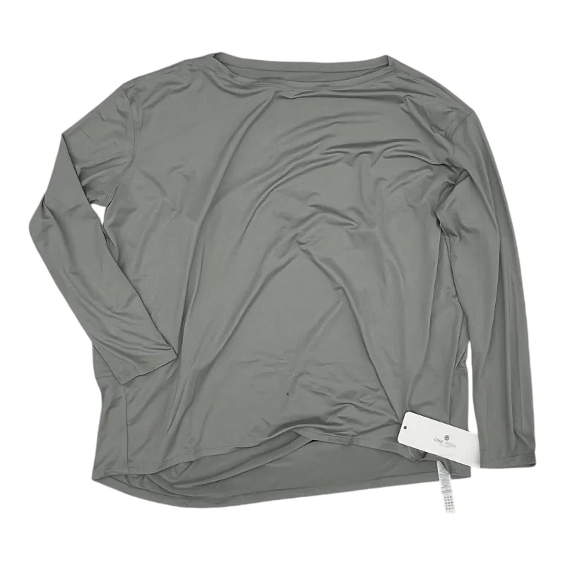 Top Ls By Clothes Mentor In Grey, Size:S