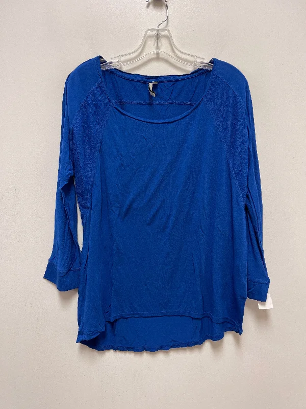 Blue Top Long Sleeve Calvin Klein, Size Xl