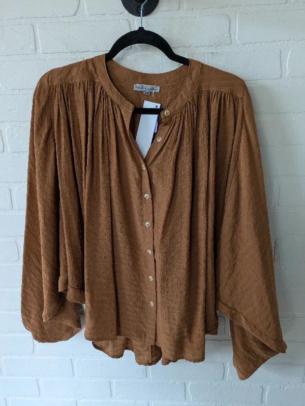 Brown Top Long Sleeve Wishlist, Size S