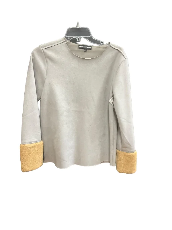 Grey Top Long Sleeve Catherine Malandrino, Size S