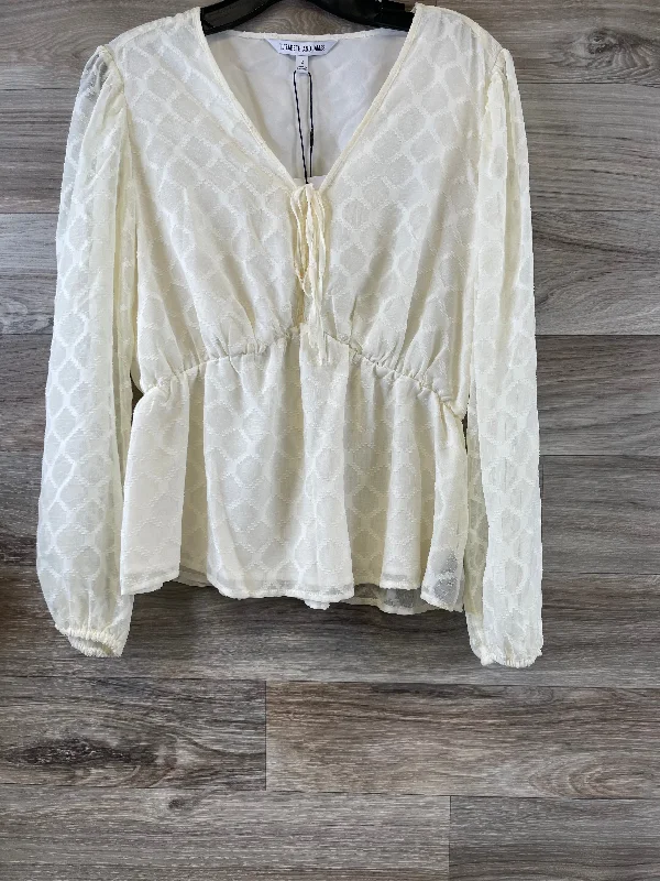 Ivory Top Long Sleeve Elizabeth And James, Size S