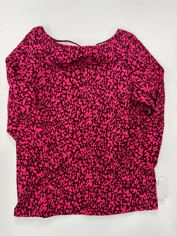 Pink Top Long Sleeve Talbots NWT, Size M