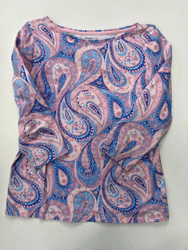 Pink Top Long Sleeve Talbots, Size Petite  Medium