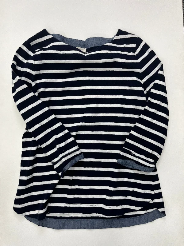 Striped Top Long Sleeve Talbots O, Size M